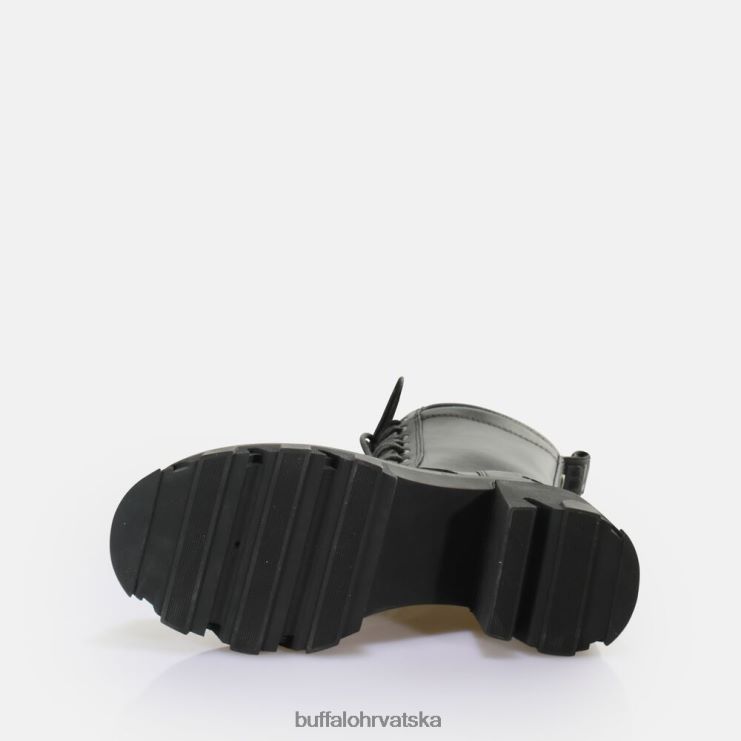 crno Buffalo riot lace hi gležnjače vegan |čizme TDD6T821
